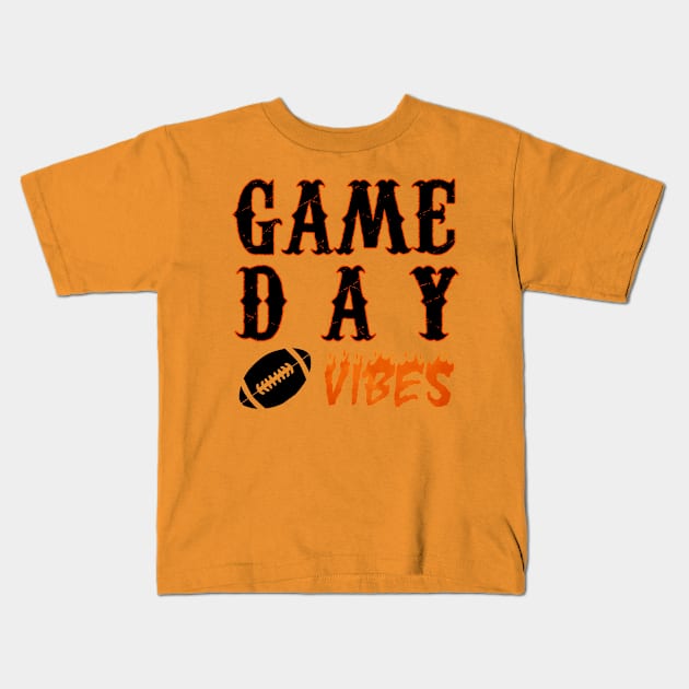Game Day Vibes - Game Day Shirt - Football Shirt - Fall - Football Season - College Football - Football - Unisex Graphic Kids T-Shirt by OsOsgermany